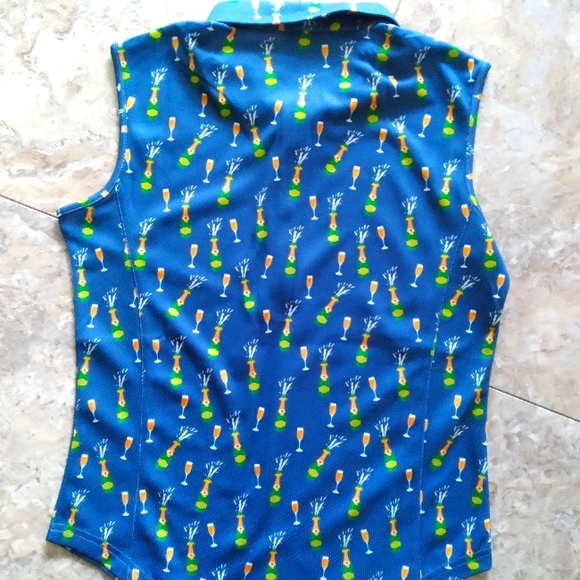 Golf Goddess Performance sleeveless polo, size S - Picture 4 of 6